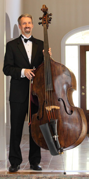 Peter with his string bass